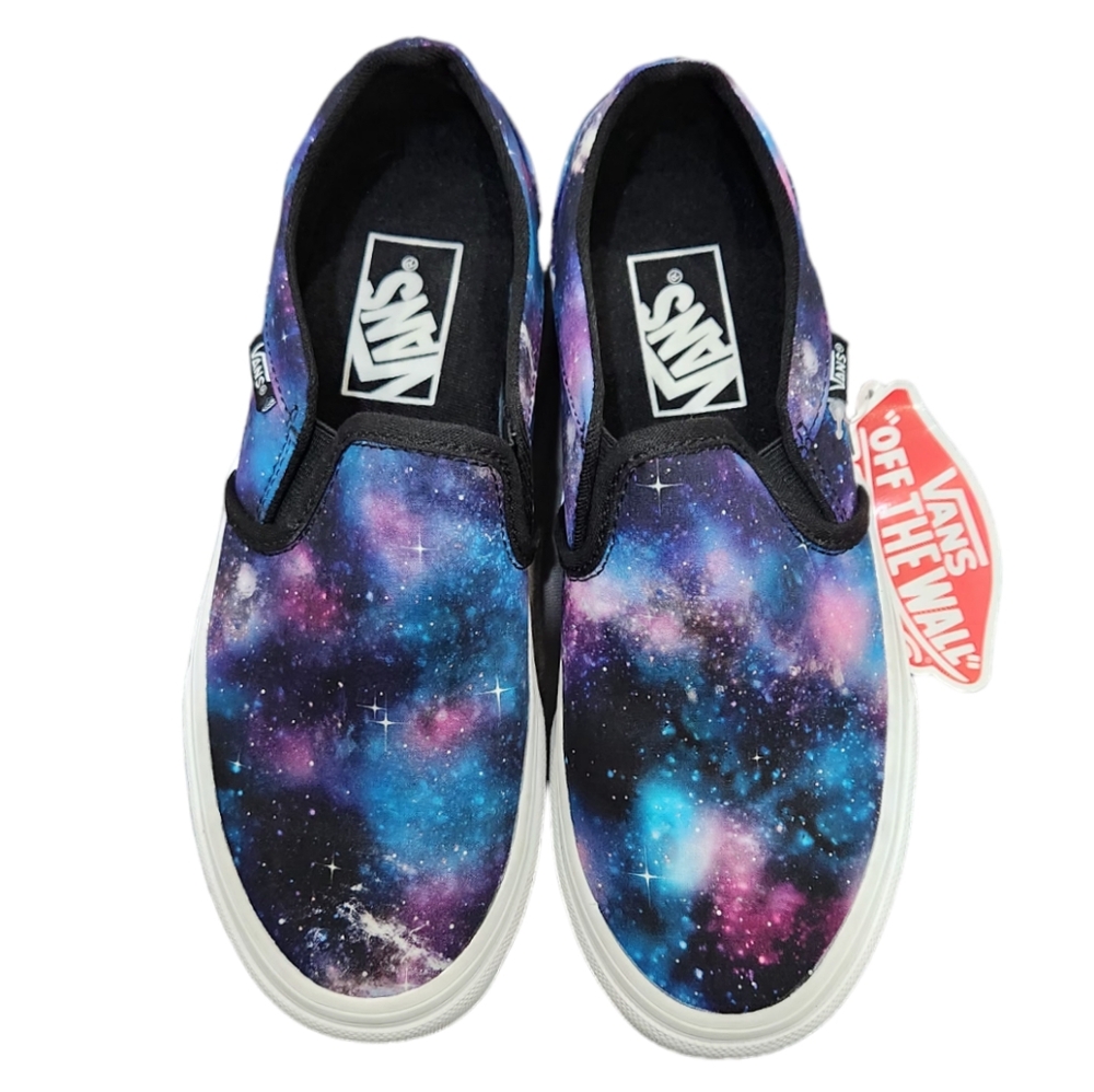 Vans Off The Wall Cosmic Cosmos Space Slip Ons Colorful Galaxy Sneakers 6